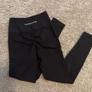 Alphalete chocolate amplify leggings size S